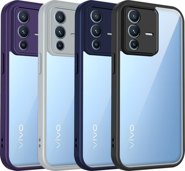 Transparente Silikon Handyhülle mit matter Rückseite für Vivo V23 und Vivo V23 5G - Bild 1