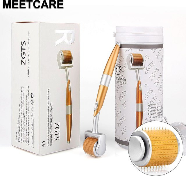 ZGTS Derma Roller 192-Pin, 0,2mm, für Gesicht und Haare, Unisex - Bild 1