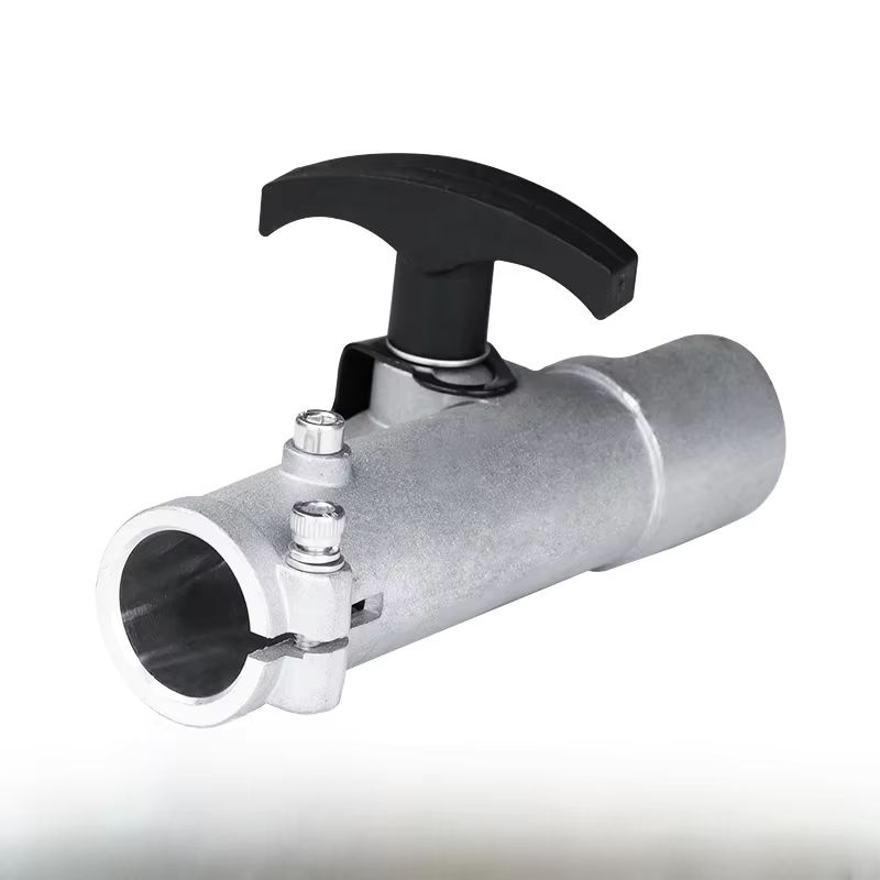 XCAN 9-Zahn-Wellenverbinder Verbindungsklemme für Rasentrimmer und elektrische Freischneider, 26/28mm, Silber - Bild 5