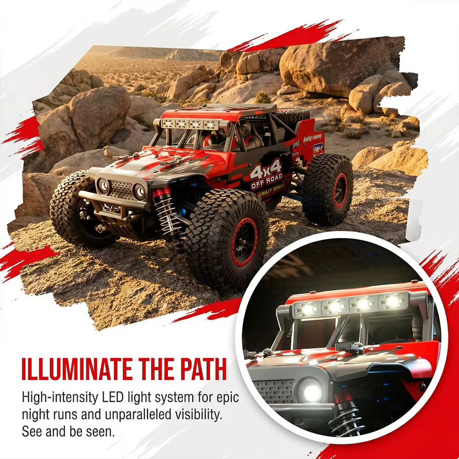 ZLL SG202 Pro RC Car, 1:20, 4WD, Off-road, Rot - Bild 3