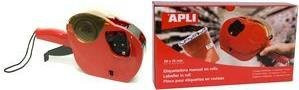 Agipa Preisauszeichner 101419 in Rot, 2-zeilig mit 10 Ziffern (10mm) - Bild 1