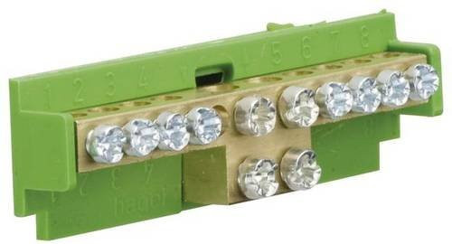 Hager KM10E Klemme aus Messing in Grün - Bild 1
