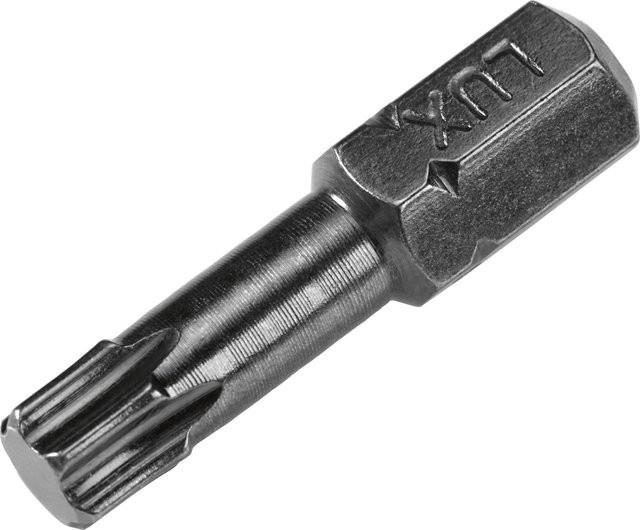 LUX-TOOLS Torsion Bit Comfort TX30 Schraubendreher-Bits aus Stahl, 2 Stück, Silber - Bild 1