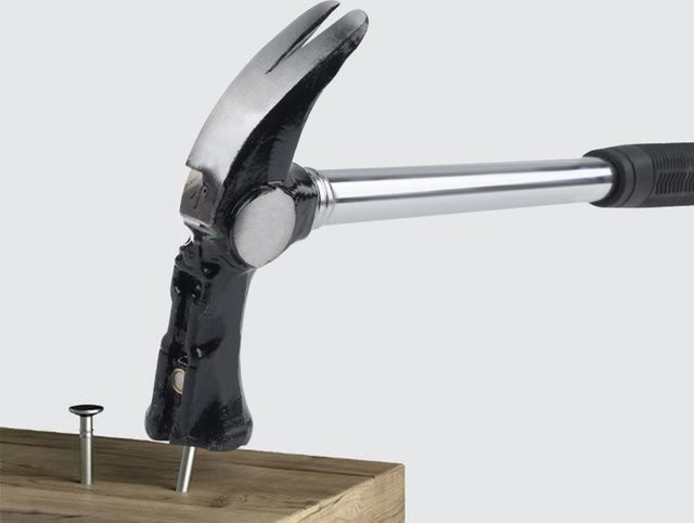 WOZOBUY Multifunktionaler Mini-Klauenhammer mit Magnet für die Holzbearbeitung - Bild 1