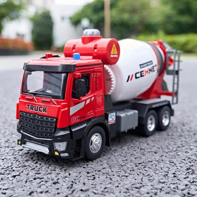Linyi toy car Elektrischer Betonmischer LKW, Modellauto, 1:24, mit Licht und Ton, ab 14 Jahren - Bild 1