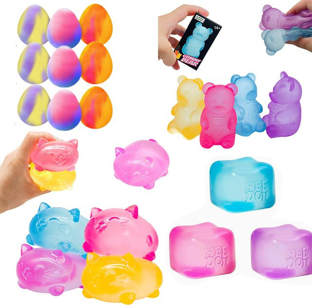 Hasbro Würfel mit Bär, Katze und Ei, sensorisches Spielzeug - Bild 1