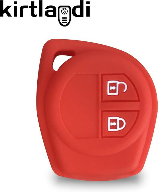 Silikon Schlüsselhülle in Rot für Suzuki Jimny Grand Vitara Swift IV SX4 Classic Liana Celerio - Bild 1