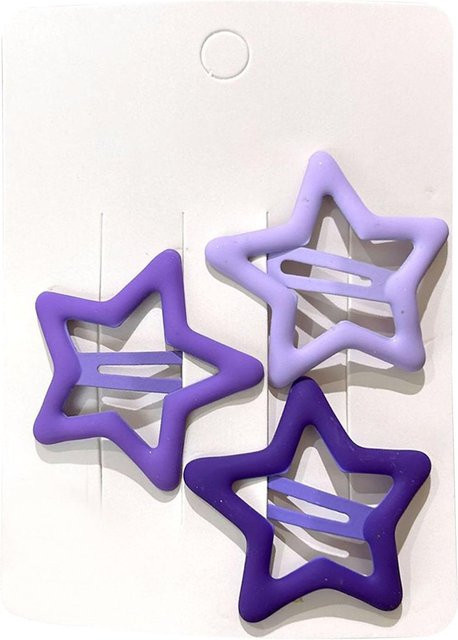 STERN Haarspangen, Stern, Violett, Damen - Bild 1