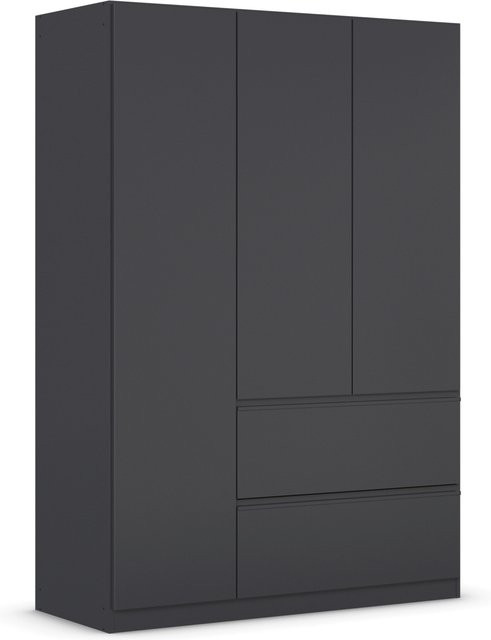 RAUCH BLUE Costa Drehtürenschrank ohne Spiegel in Grau Metallic, B: 136 cm, H: 197 cm - Bild 1