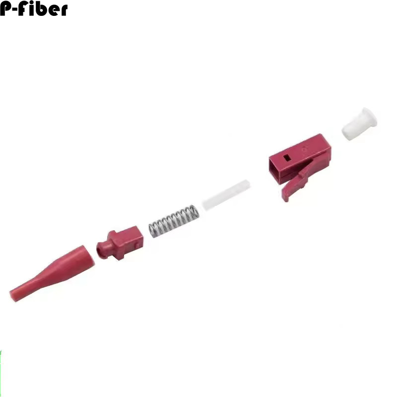 FTTHELINK LC-Glasfaser-Stecker-Set mit 200 Stück, OM3/OM4/OM5 kompatibel, 0,9 mm Einzelkern, SX/SM/MM, mit Keramikzwinge für FTTH-Zubehör - Bild 3