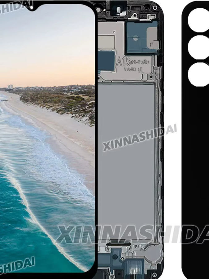 Samsung Galaxy A15 5G LCD Display mit Touchscreen Digitizer Montage in Schwarz - Bild 3