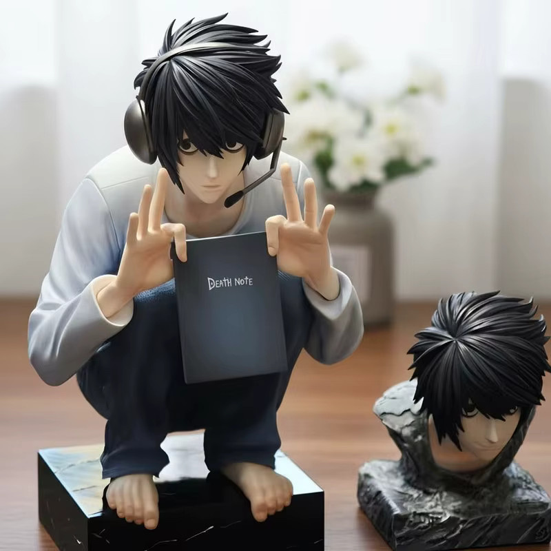 Bandai Death Note L Lawliet Figur, Anime Modell Spielzeug, 15cm - Bild 4