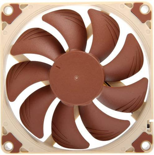Noctua NF-A9x14 PWM PC-Gehäuselüfter Braun B/H/T: 92 x 92 x 14 mm - Bild 2