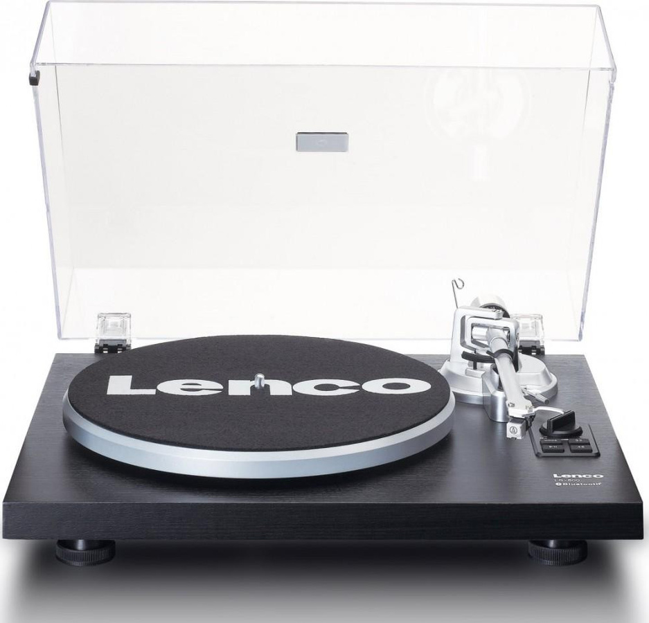 Lenco LS-500BK HiFi-Plattenspieler mit Bluetooth und Lautsprecherset in Schwarz - Bild 5