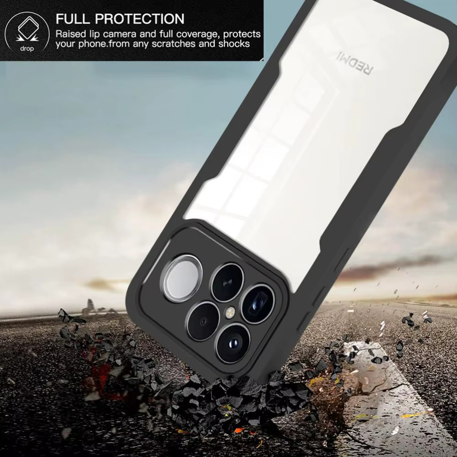 Transparente Silikon-Schutzhülle für Xiaomi Redmi K90 Pro Max und POCO F8 Ultra mit 360-Grad-Körperschutz und stoßfester Abdeckung - Bild 3