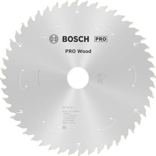 Bosch Hartmetall Kreissägeblatt Standard for Wood für Akkusägen, Farbe: Silber, Durchmesser: 216 mm, Bohrung: 30 mm, 48 Zähne - Bild 1