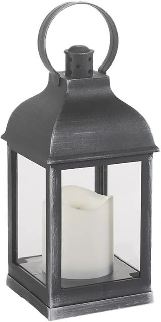 LED Outdoor Laterne Modo von Schlaraffenland in Schwarz-Creme aus Metall, Tischleuchte B: 105 cm, T: 105 cm, H: 105 cm - Bild 1