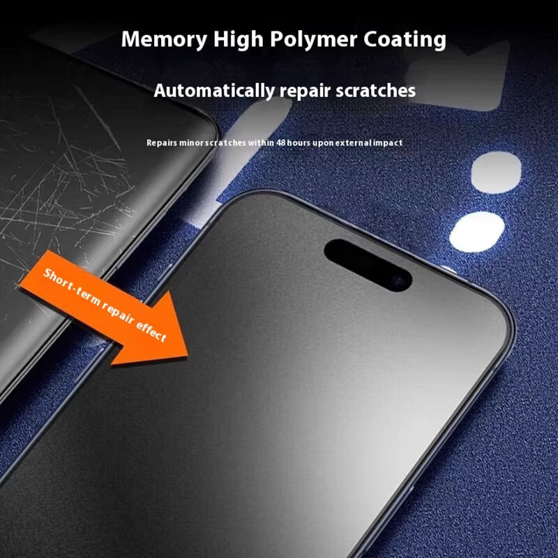 3er-Pack Matte Hydrogel Displayschutzfolien für Apple iPhone 17 Pro MAX, iPhone 17 Pro und 17 Air, Transparent, Vollabdeckung aus TPU - Bild 5