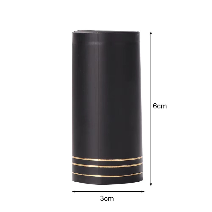 50er Set Wein Flaschen Schrumpfkapseln zur Abdichtung in Gold und Schwarz - Bild 4