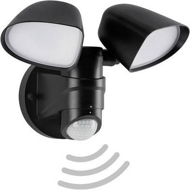 Telefunken LED-Außenwandleuchte mit Bewegungsmelder in Schwarz - Bild 1