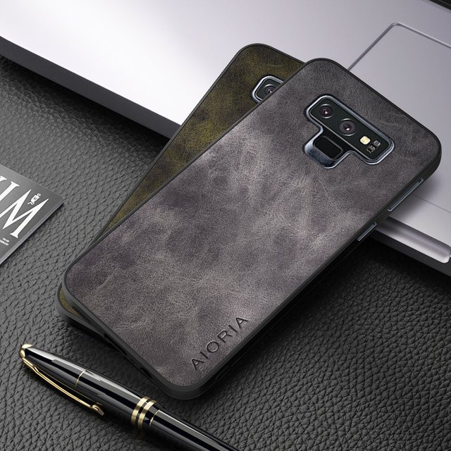 Luxus Handyhülle aus PU-Leder für Samsung Galaxy Note 10 Plus Lite und Galaxy Note 9 in Grün - Bild 1