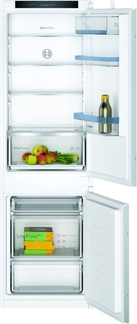 Bosch Serie 4 KIV86VSE0 Einbau-Kühl-Gefrier-Kombination in Weiß - Bild 1