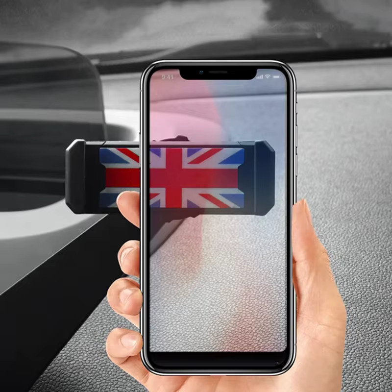 Handyhalterung für MINI Cooper Modelle R55 R56 F56 F55 F54 F60 R50 R52 R53 R60 Schwarz mit GPS-Halterung Zubehör - Bild 4