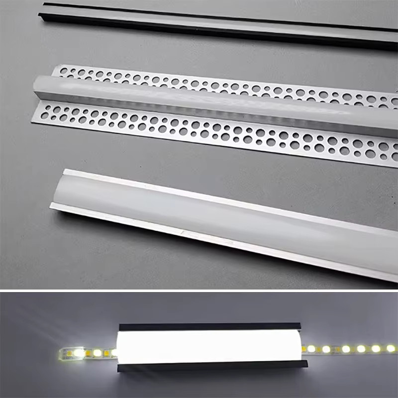 ksdligh LED-Aluminiumprofil mit Silikon-Diffusor und Neon Flex Lampenschirm in Weiß für Hängelampen - Bild 2