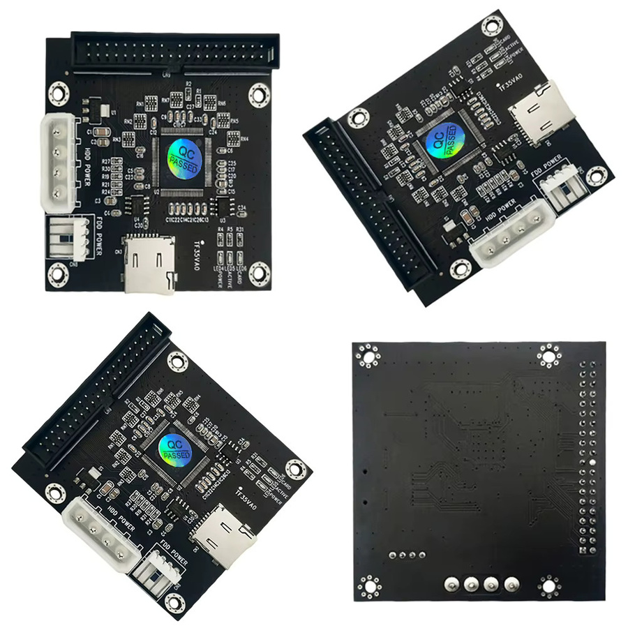ALLOYSEED TF Micro SD auf 3,5-Zoll IDE 40PIN Adapterkarte in Schwarz - Bild 5