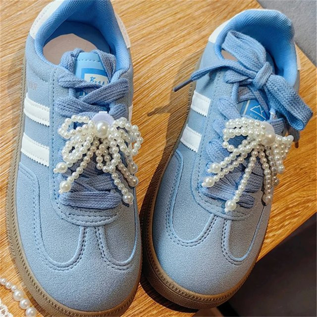 SMATLELF Schuh Charms, Perlenschleife, Blumen, Damen - Bild 1