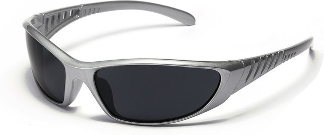 FTK Sonnenbrille, Vollrand, rechteckig, Metall, Unisex, Silber, Rot, Blau - Bild 1