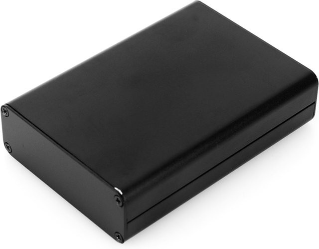 VBESTLIFE Aluminium Instrumentengehäuse für Elektronikprojekte in Schwarz, B/T/H: 100 x 71 x 25 mm - Bild 1