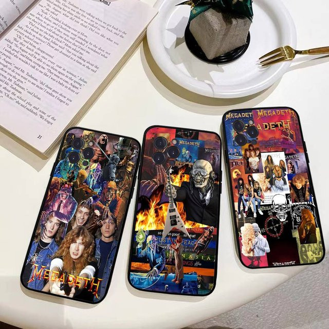 Megadeth Handyhülle aus weichem Silikon für iPhone 11 bis iPhone 17 Pro Plus in Multicolor - Bild 1