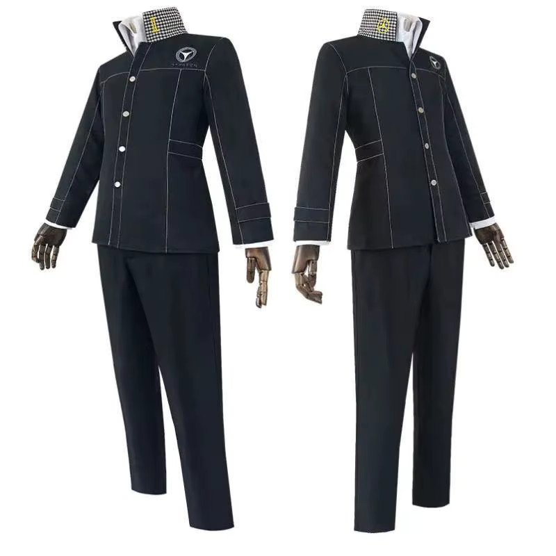 HHYRCOS Anime Yu Narukami Outfit Cosplay Kostüm, Schwarz, Set / Bundle - Bild 2