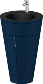 Duravit Waschtischunterschrank Starck 1 Set c-bonded in Blau s-matt, B/T/H: 56 x 86,4 x 60,5 cm - Bild 1