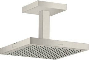 Hansgrohe Axor Starck Decken-Kopfbrause Rain in Edelstahl-Optik, Silber, B/B: 24 x 24 cm - Bild 1