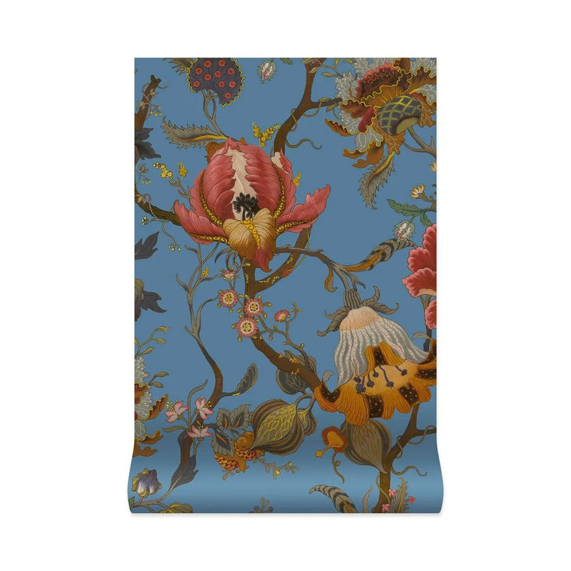 House of Hackney Tapete Artemis Azure Mural mit floralem Botanical Design in Blau - Bild 2