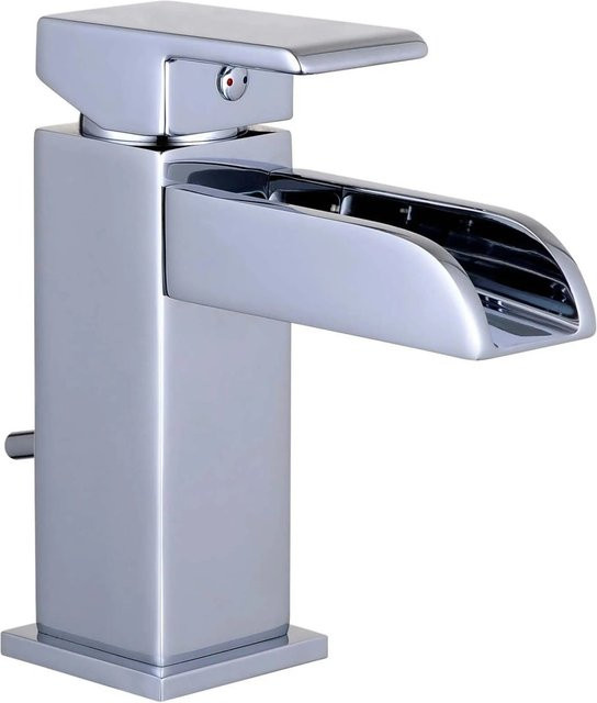 Eisl Waschtischarmatur Waterway Einhebelmischer mit Pop-up-Abfluss in Chrom - Bild 1
