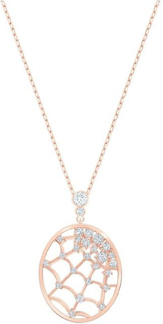 Swarovski Halskette Damen, Roségold, Kristall, Verspielt - Bild 1