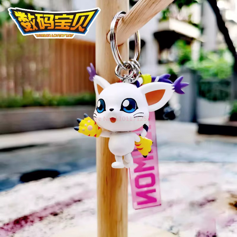 Bandai Digimon Agumon Gabumon, Stereo-Schlüsselanhänger - Bild 2