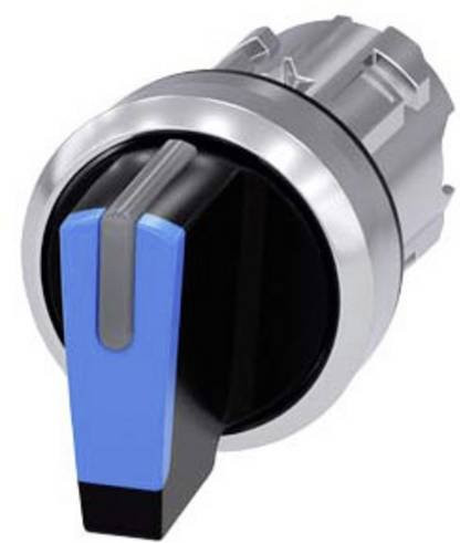 Siemens Knebelschalter 3SU1052-2BM50-0AA0 in Blau mit 2 x 45° Schaltwinkel - Bild 1
