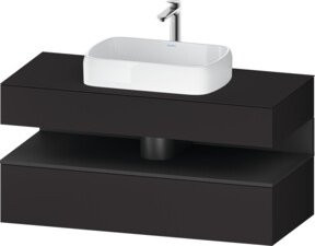 Duravit Waschtischunterschrank Qatego in Grau, B/T/H: 120 x 55 x 60 cm - Bild 1