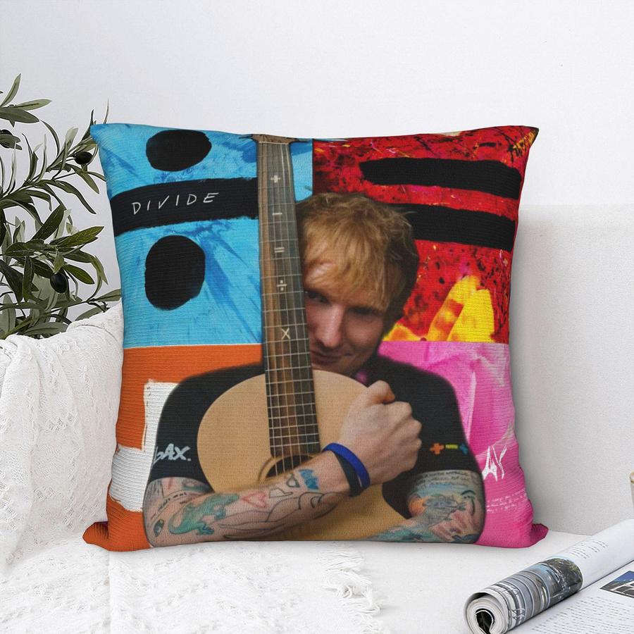 Ed Sheeran Loop Tour Kissenbezug mit Motivdruck in Multicolor, B/H: 18 x 18 cm - Bild 3