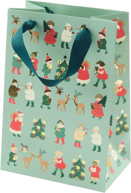 Rico Design Geschenktüte Weihnachtsfiguren Multicolor B: 12,0 cm, H: 26,0 cm, T: 12,0 cm - Bild 1