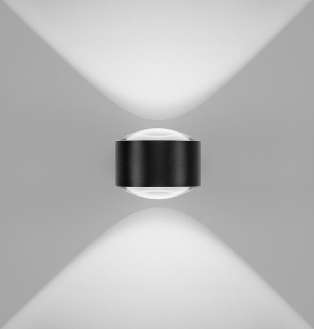 DLS Lighting Spirit LED-Wandleuchte in Schwarz mit Up-Down-Lichtfunktion und warmweißem Licht (3000K) - Bild 1