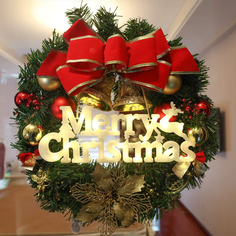 LED Weihnachts-Nachtlicht mit dreidimensionalem Frohe Weihnachten Schriftzug in Warmweiß und Multicolour - Bild 2
