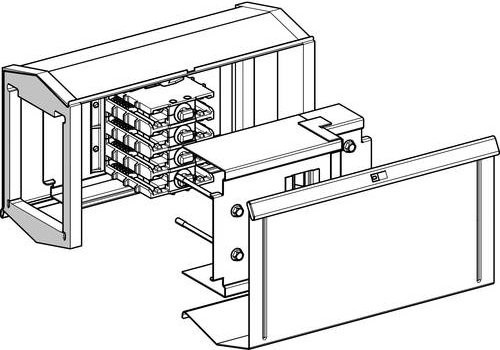Schneider Electric KSA500FA4 KSA Verbindungsblock für Canalis KSA IP52 500A - Bild 1