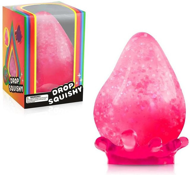 BC Pet Supplies Wassertropfen Knet-Simulation, Knet-Ornament, rosa - Bild 1
