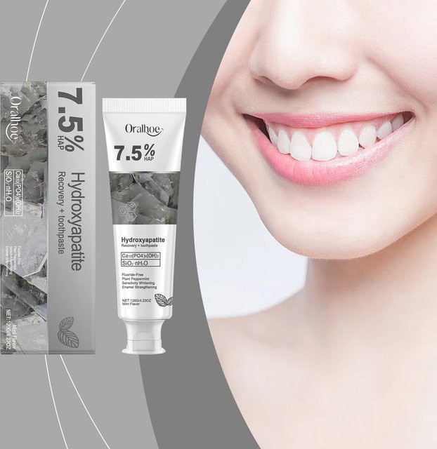 Oralhoe Whitening Zahnpasta mit Hydroxyapatit, Unisex - Bild 1