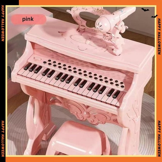 Linyi toy Elektronisches Keyboard rosa 3-6 Jahre - Bild 1
